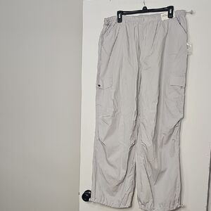 Women Light Gray Cargo Pants